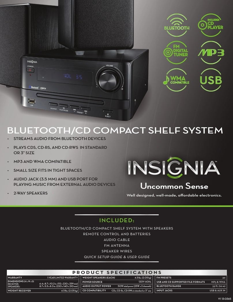 Insignia NS-SH513 User manual