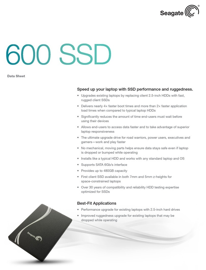 Seagate 600 SSD User manual