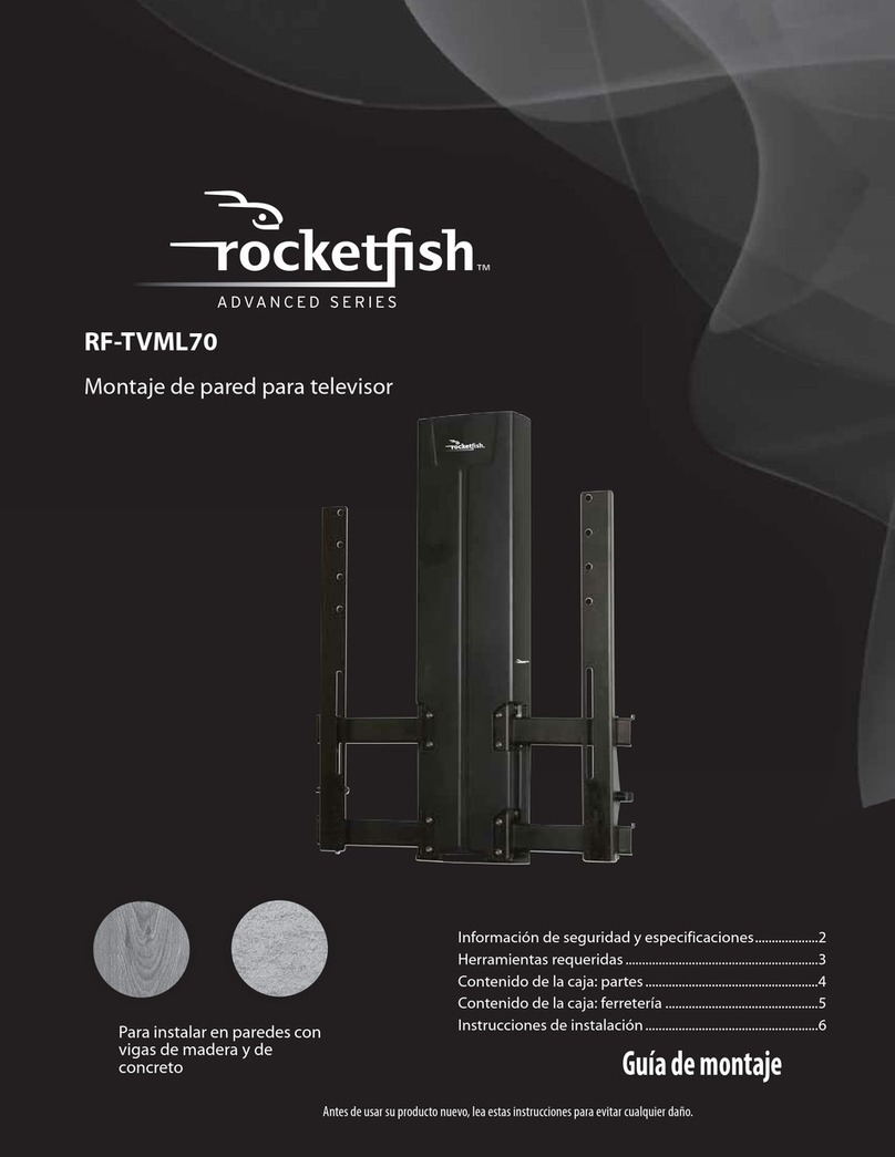 Rocket Fish RF-TVML70 Guía de montaje