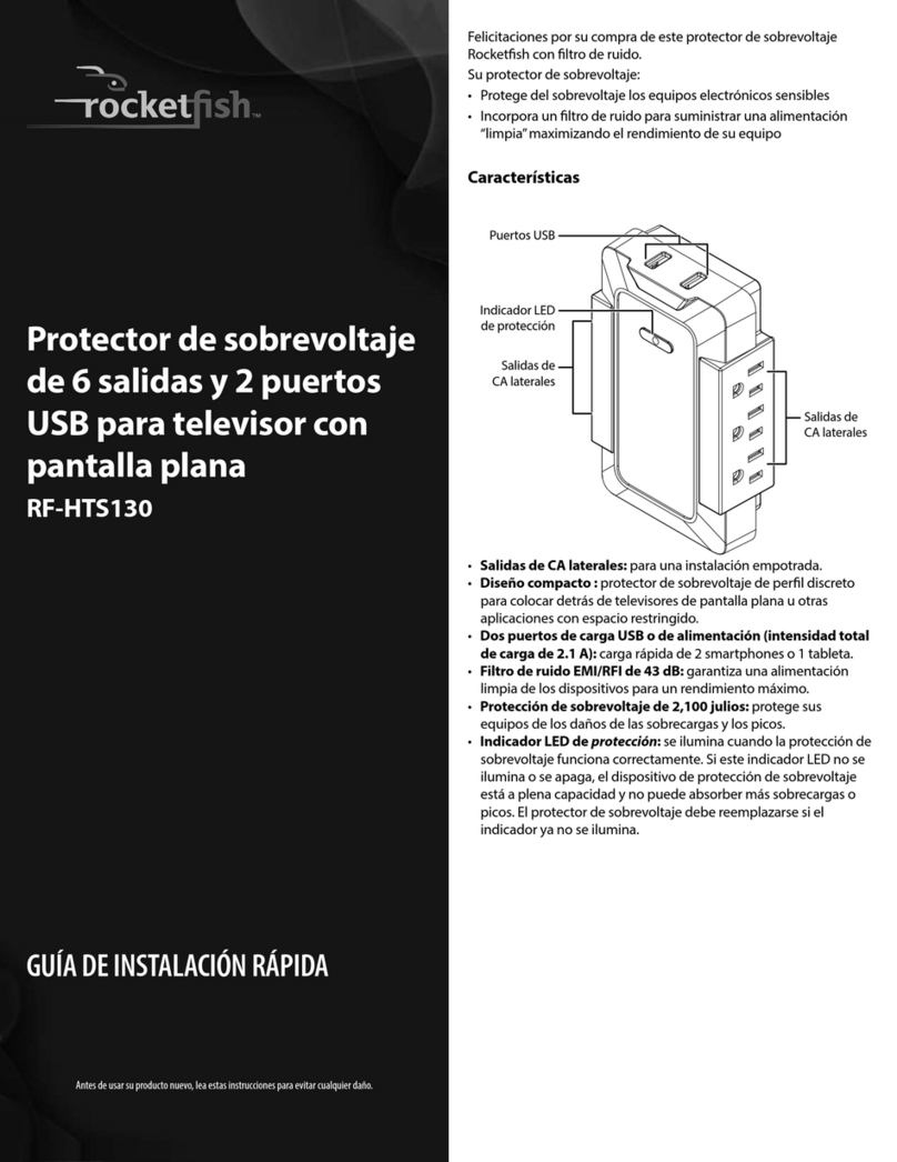Rocket Fish RF-HTS130 Parts list manual