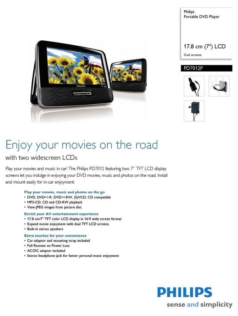 Philips PD7012P manual