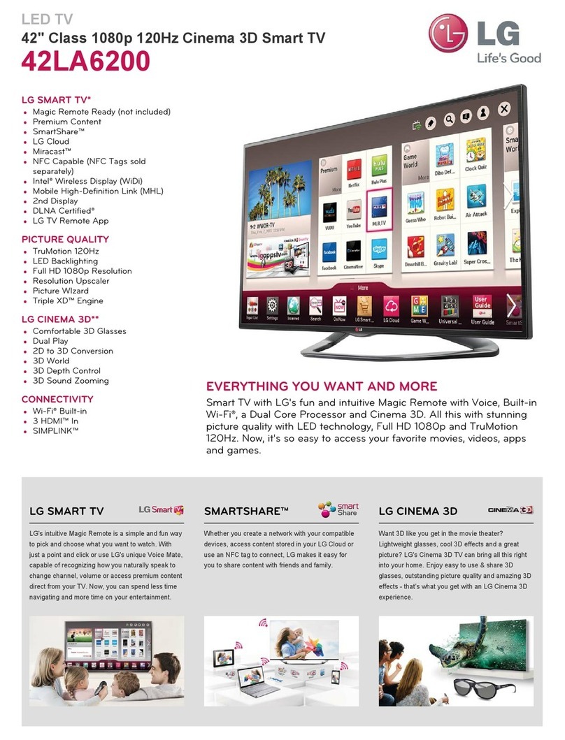LG 42LA6200 User manual