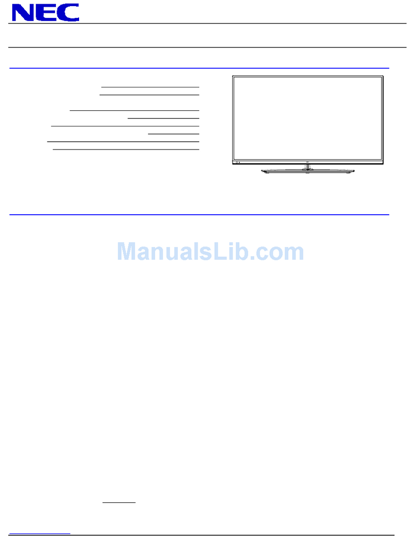 NEC MultiSync E424 User manual