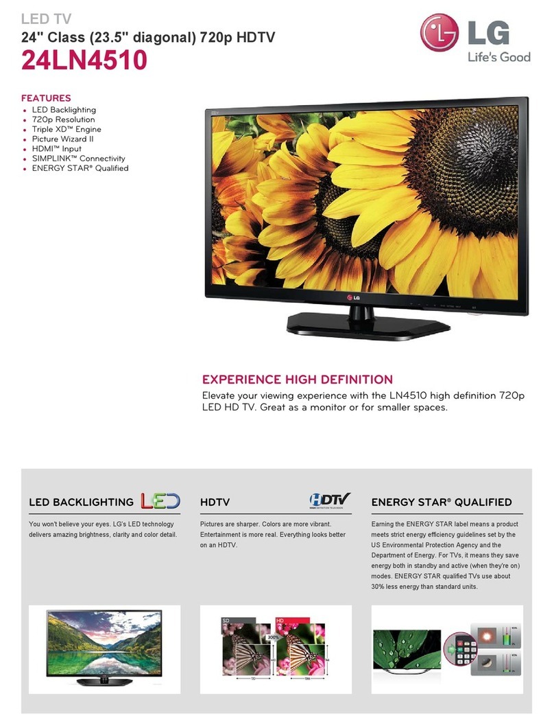 LG 24LN4510 User manual