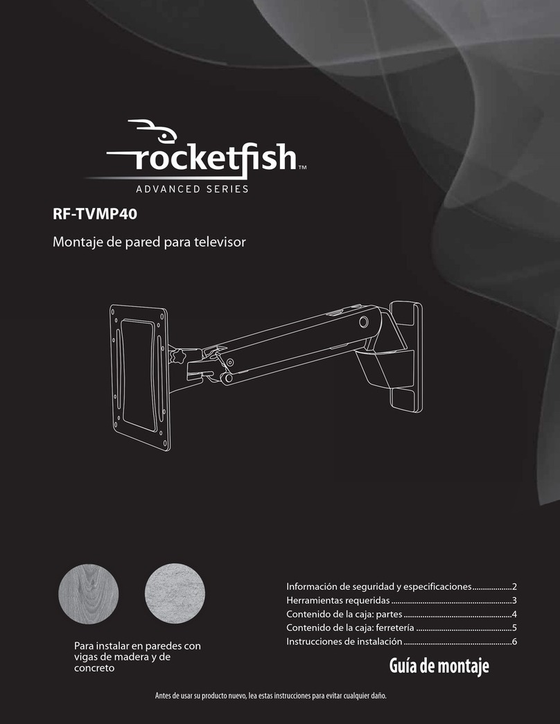 Rocket Fish RF-TVMP40 Parts list manual