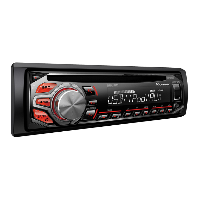 Pioneer DEH-X2600UI owner's manual