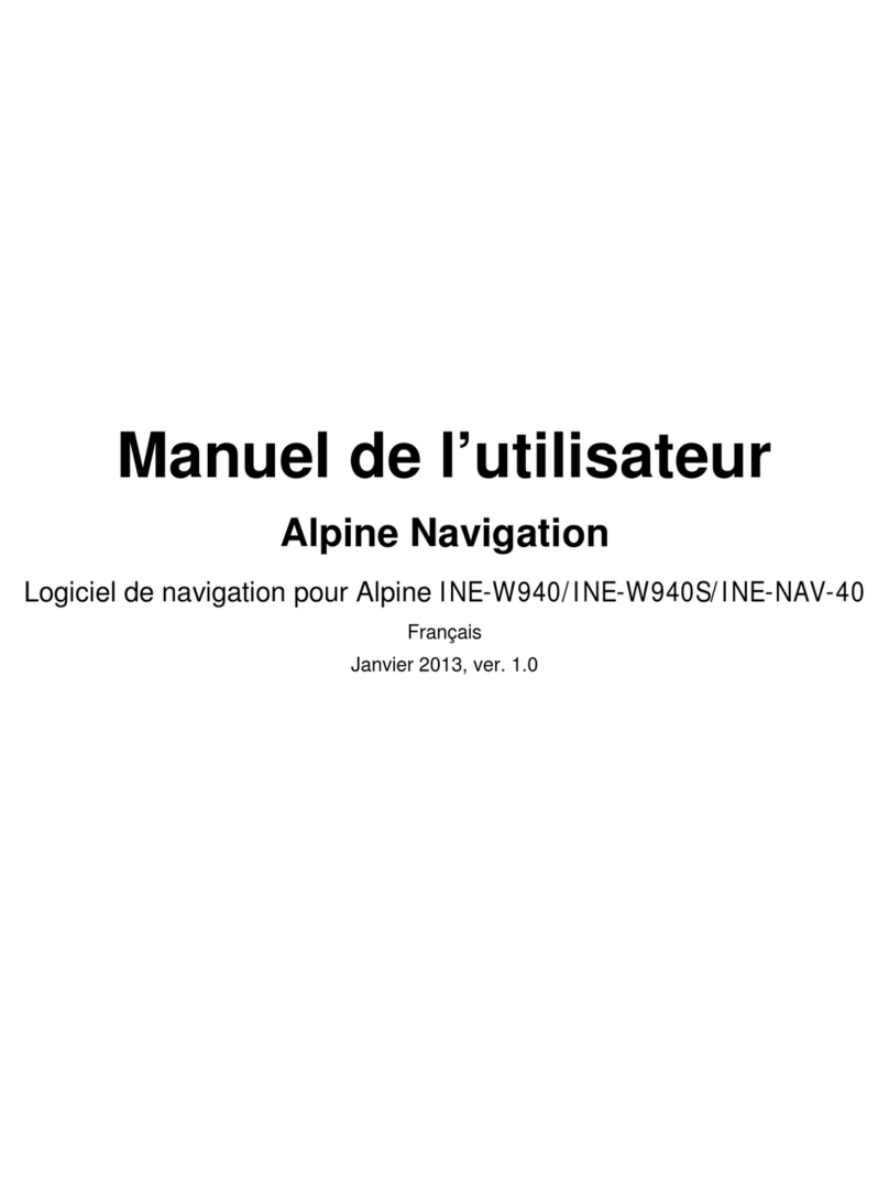 Alpine INE-W940 User manual