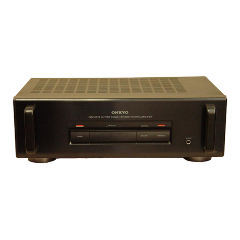 Onkyo M-501 User manual
