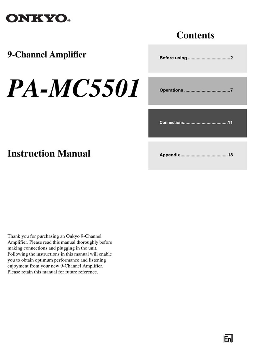 Onkyo PA-MC5501 instruction manual