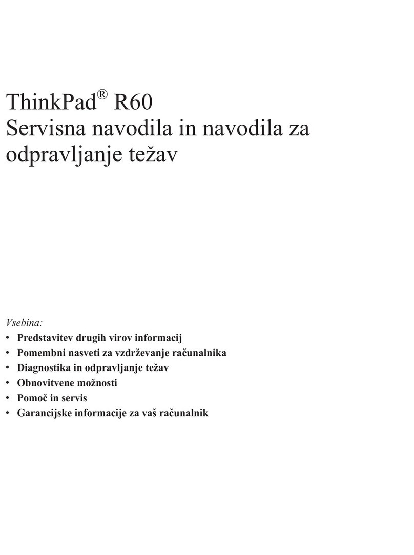 Lenovo THINKPAD R60 Guide
