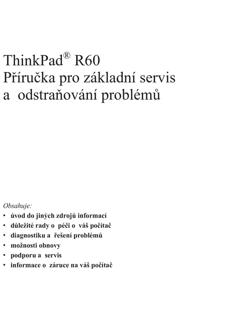 Lenovo THINKPAD R60 Service manual