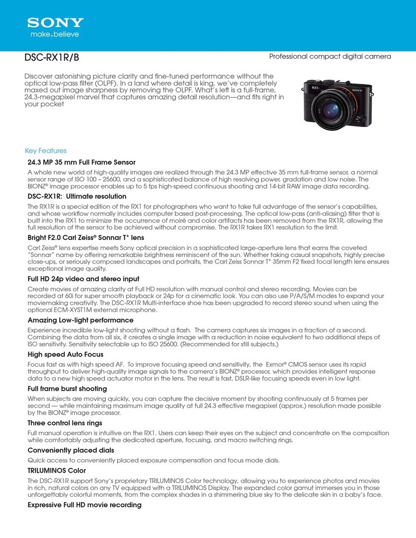 Sony DSC-RX1R/B User manual