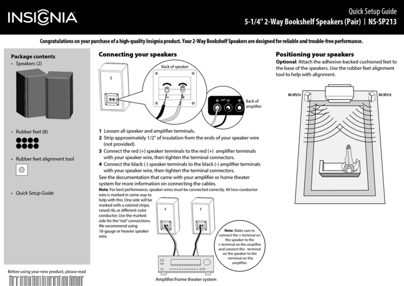 Insignia NS-SP213 User manual