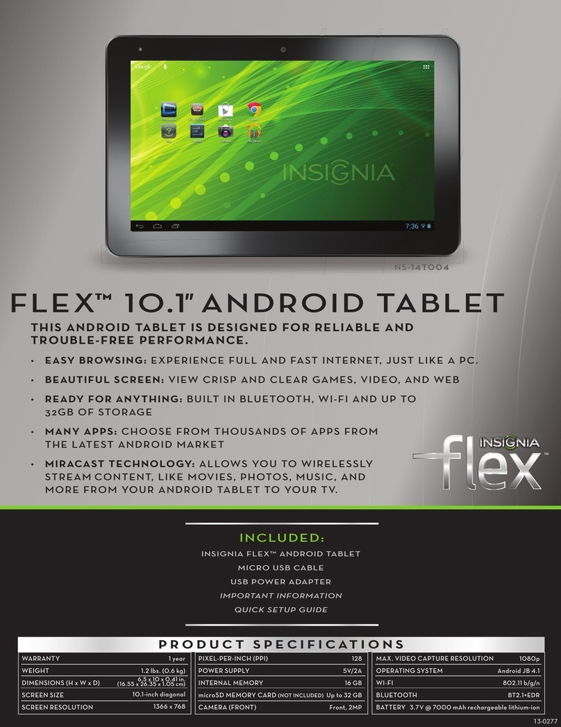 Insignia Flex NS-14T004 User manual