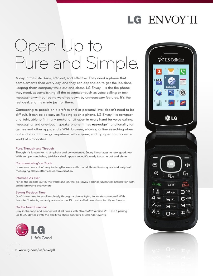 LG UN161 User manual