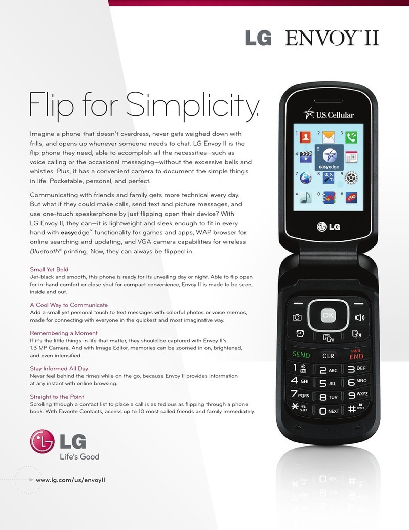 LG UN160 User manual