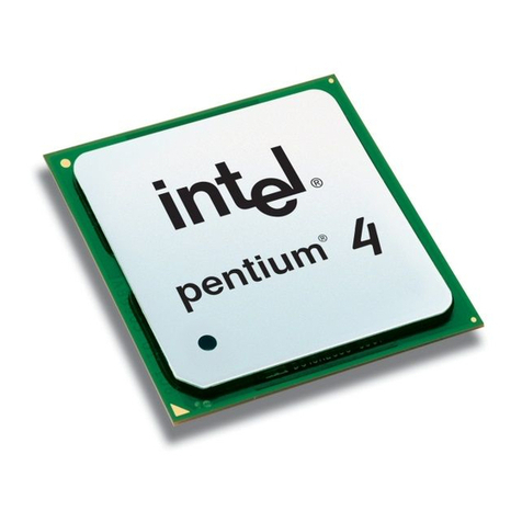 Intel SL8J6 - Pentium 4 Processor User manual