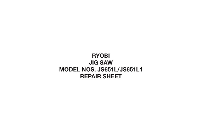 Ryobi JS651L Quick setup guide