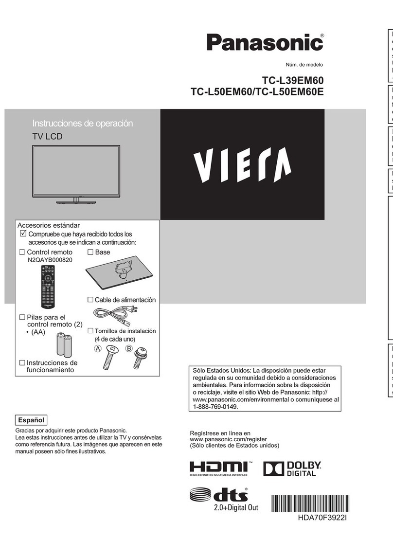 Panasonic VIERA TC-L39EM60 Instruction Manual