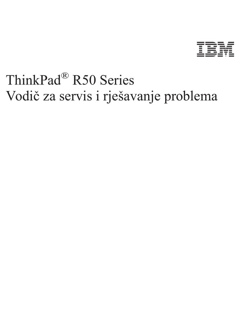 Lenovo ThinkPad R50p Vodič za servis i rješavanje problema