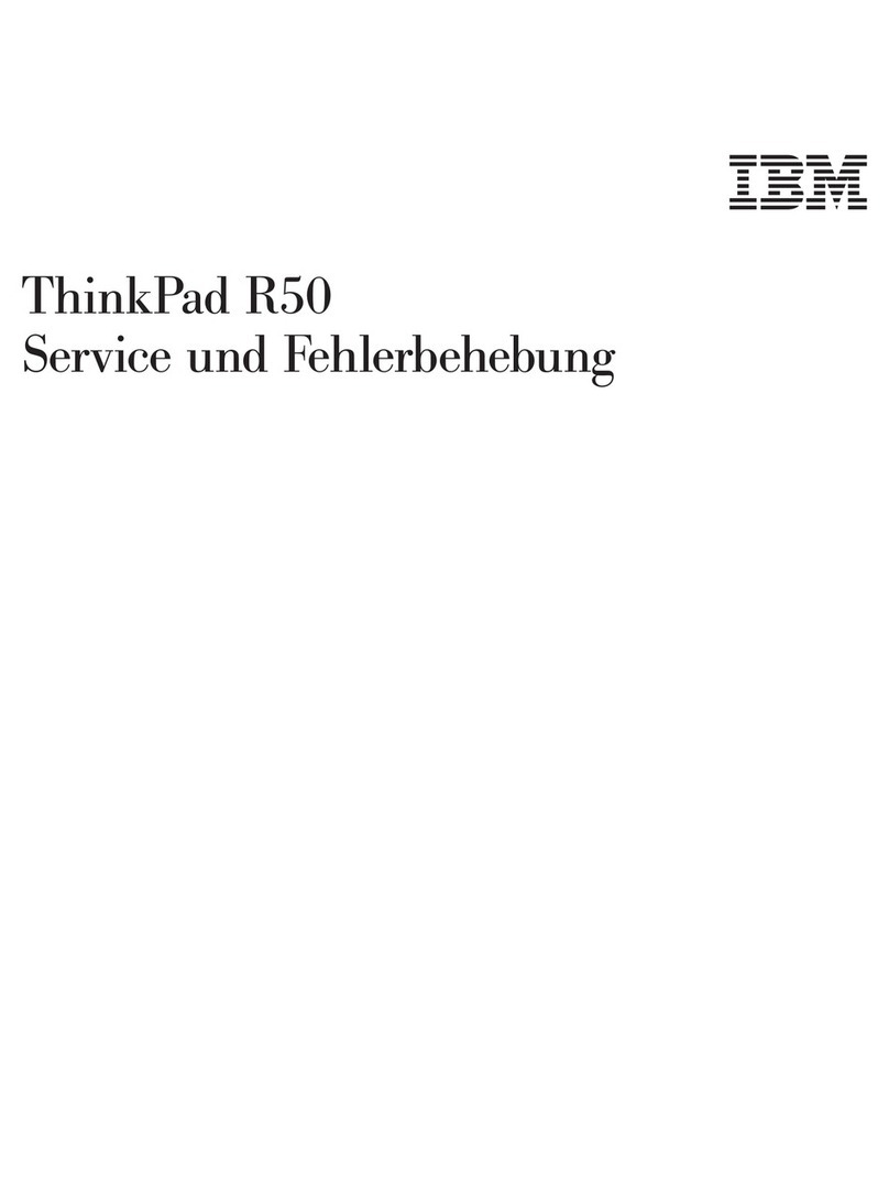 Lenovo ThinkPad R50p Service und fehlerbehebung