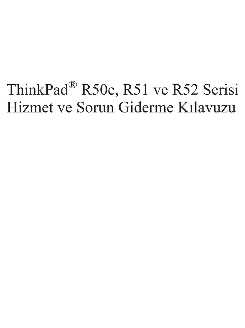 Lenovo THINKPAD R50E - User manual