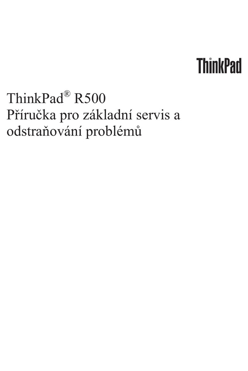 Lenovo ThinkPad R500 Service manual
