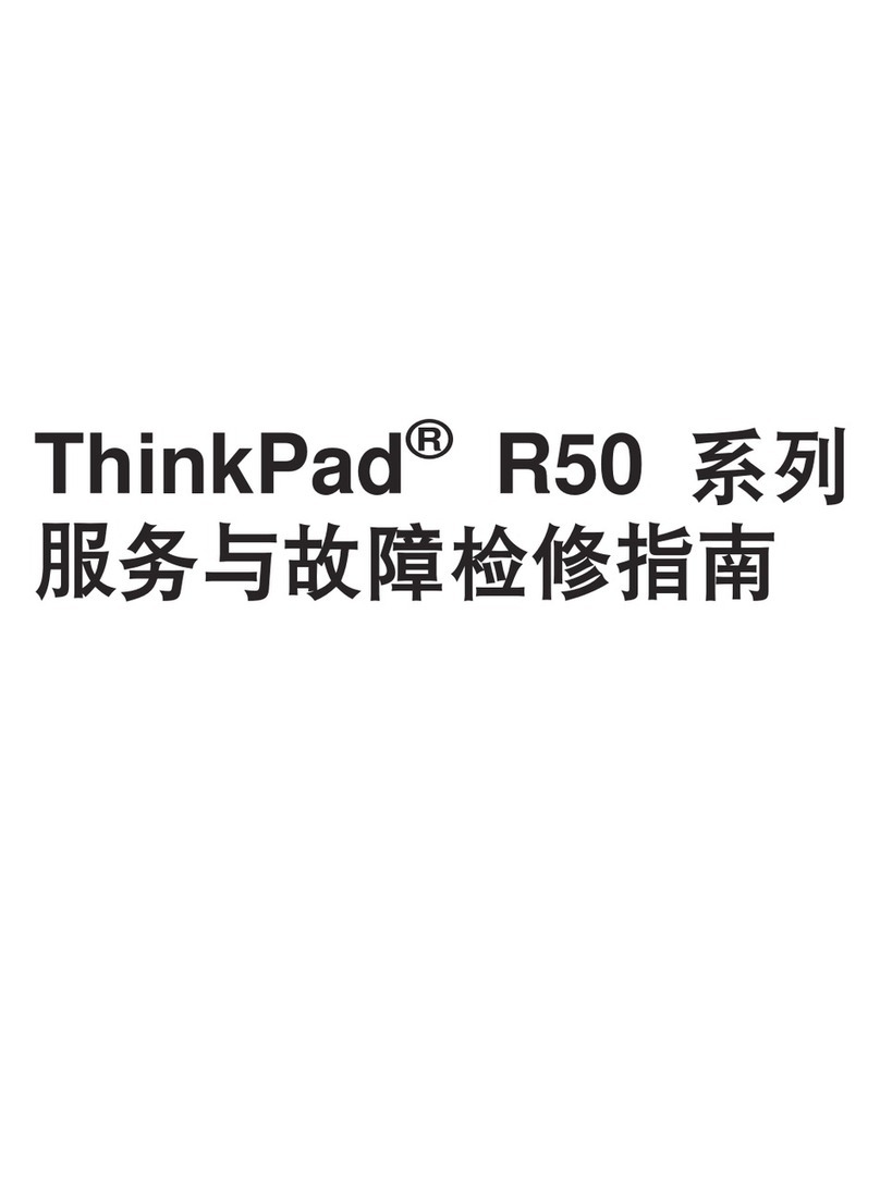 Lenovo ThinkPad R51 User manual