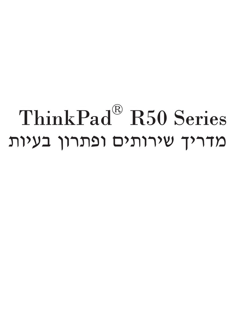 Lenovo ThinkPad R51 User manual