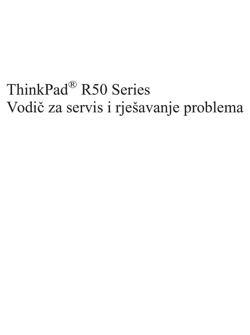 Lenovo ThinkPad R51 Vodič za servis i rješavanje problema