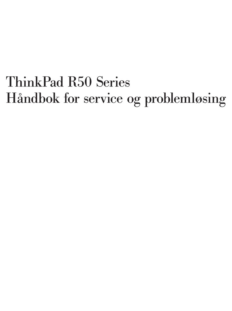 Lenovo ThinkPad R51 Service manual
