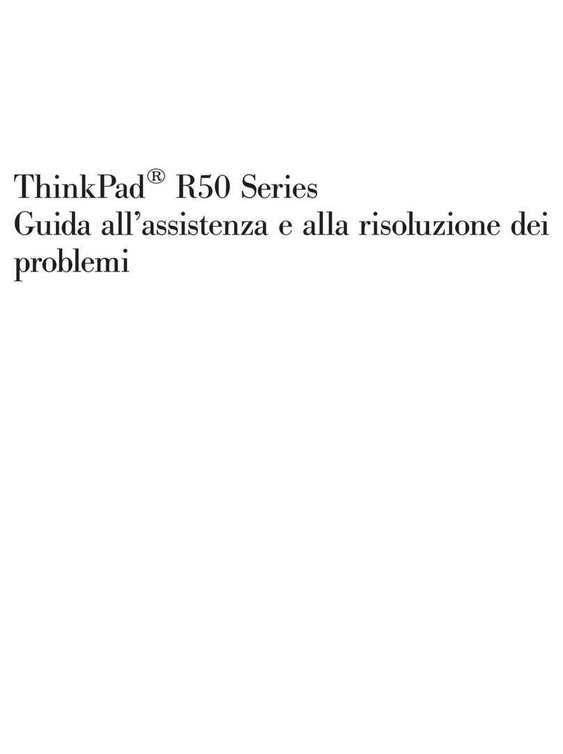 Lenovo ThinkPad R51 User manual