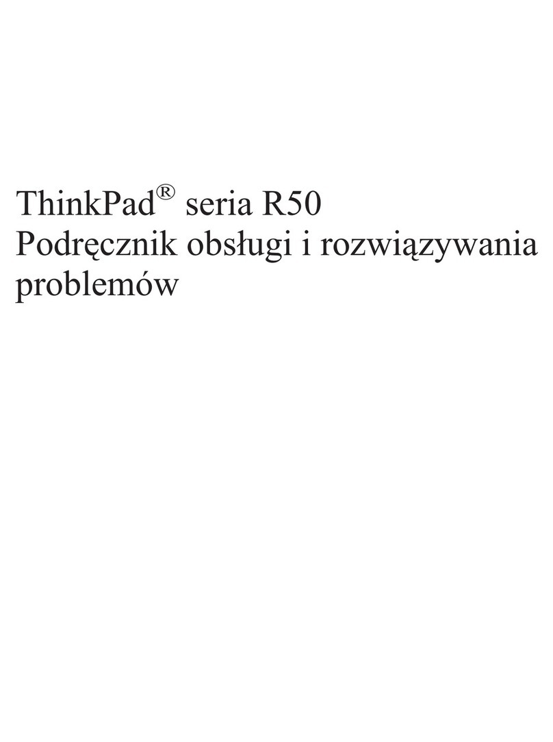 Lenovo ThinkPad R51 Podręcznik obsługi i rozwiązywania problemów