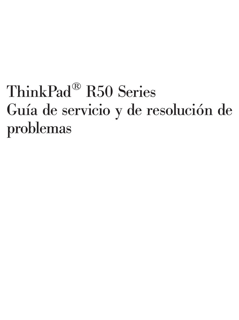 Lenovo ThinkPad R51 Guía de servicio y de resolución de problemas