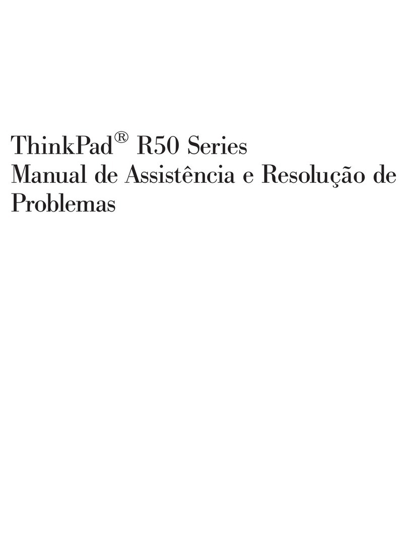 Lenovo ThinkPad R51 Manual de assistência e resolução de problemas