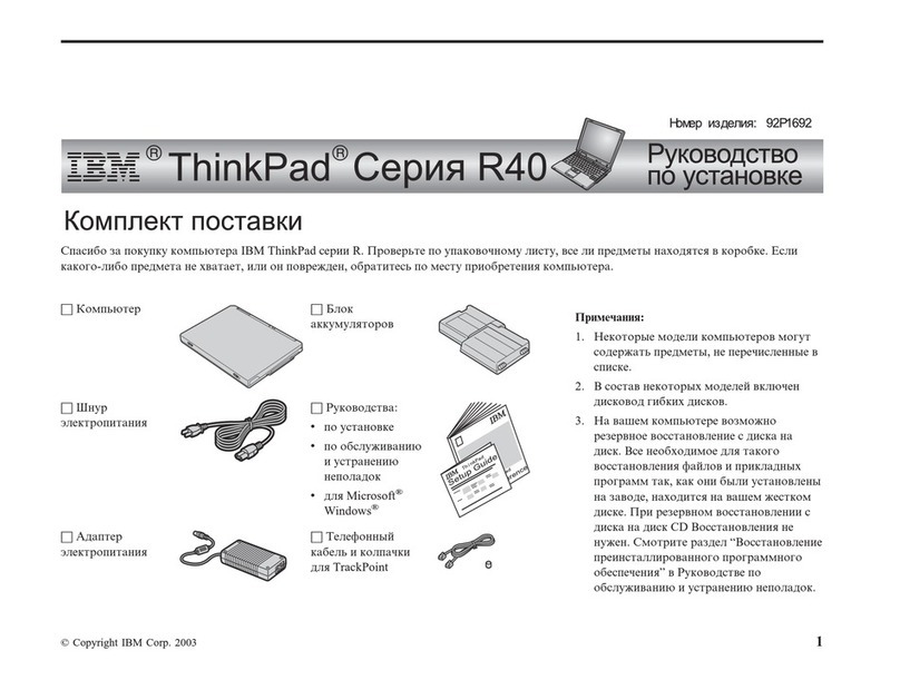 Lenovo THINKPAD R40 