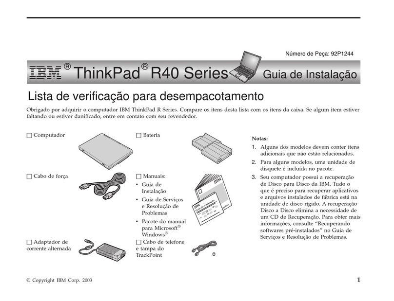 Lenovo THINKPAD R40 User manual Lenovo THINKPAD R40 User manual