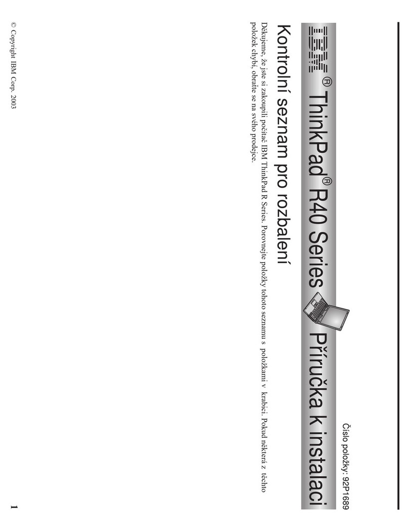 Lenovo THINKPAD R40 User manual Lenovo THINKPAD R40 User manual