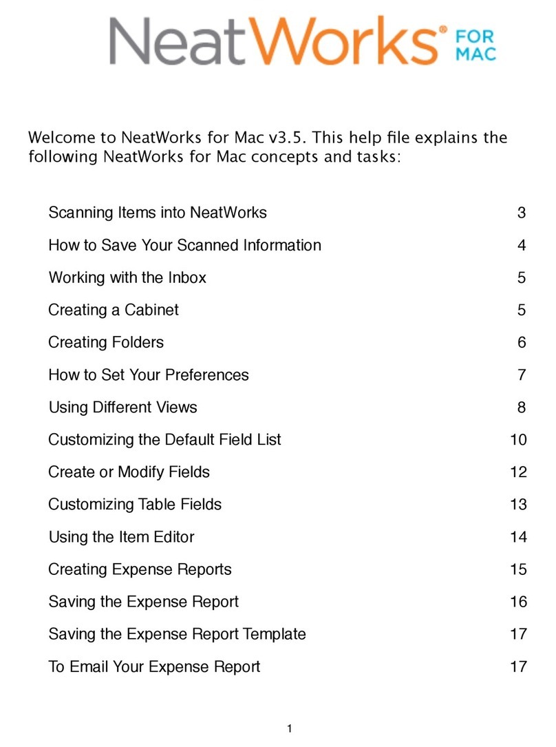 NeatWorks TV708LL/A - NeatWorks For Mac Using