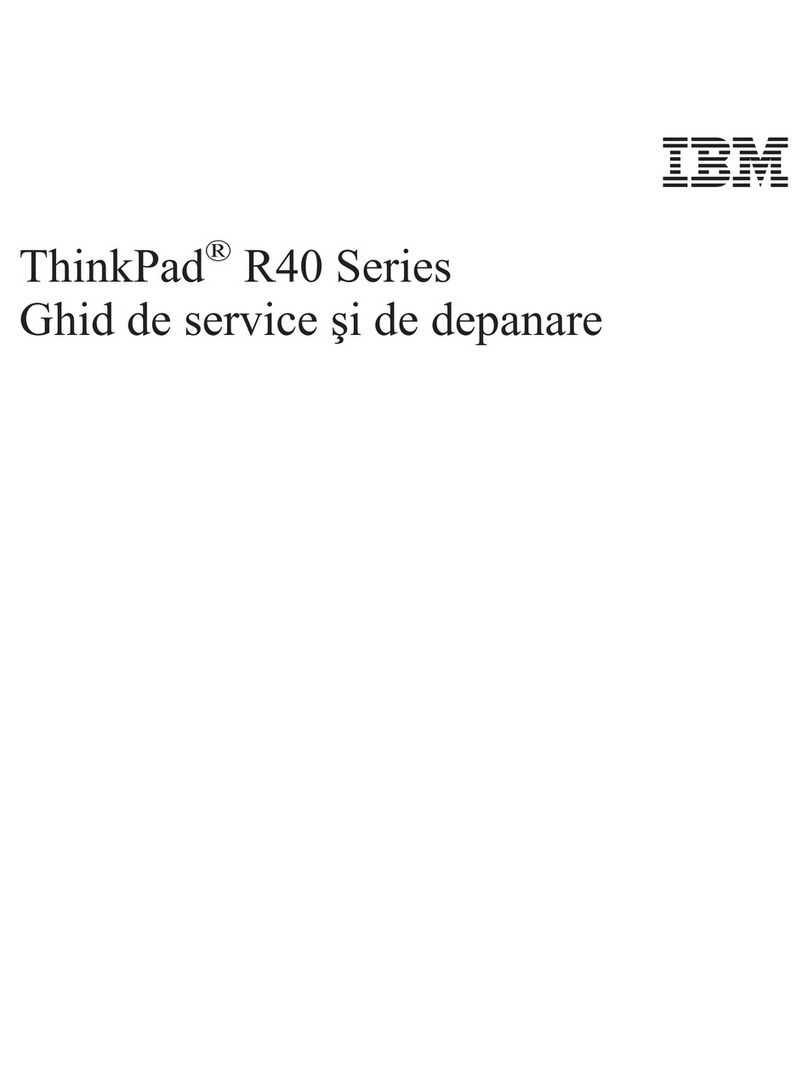 IBM ThinkPad R40e Instruction Manual IBM ThinkPad R40e Instruction Manual