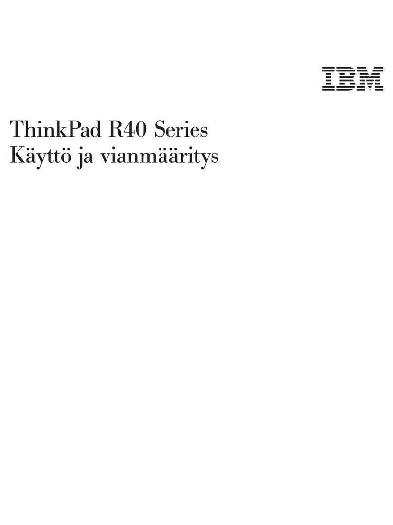 IBM ThinkPad R40e Instruction sheet