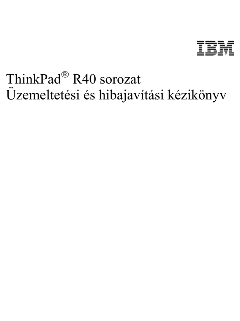 IBM ThinkPad R40e User manual
