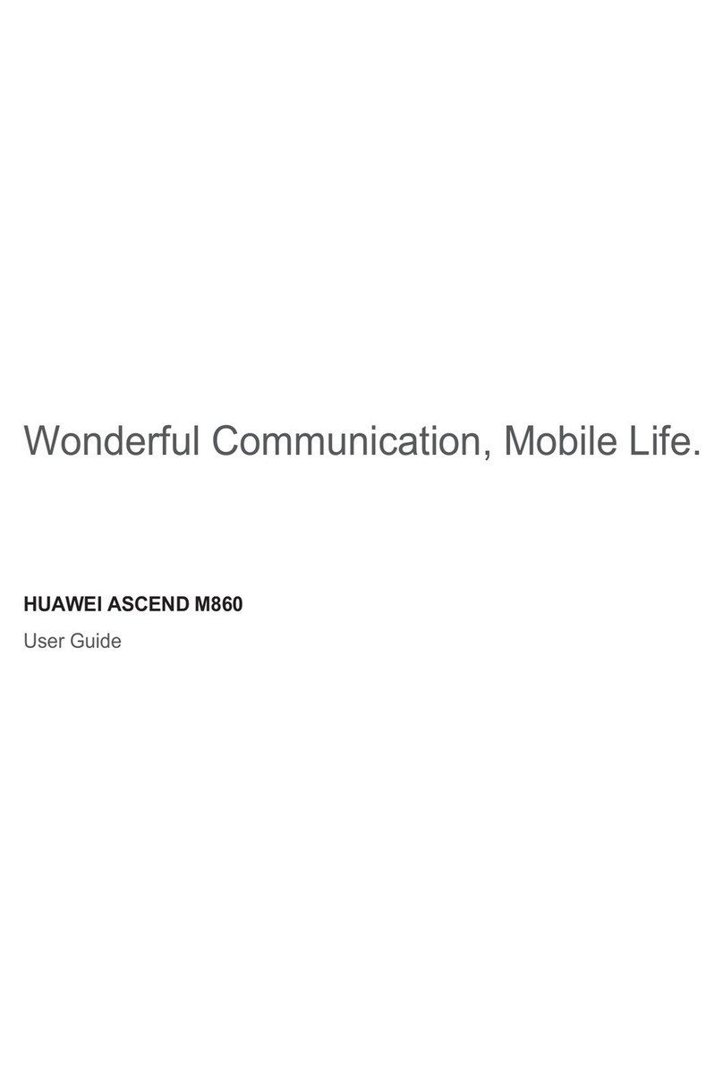 Huawei ASCEND M860 User manual