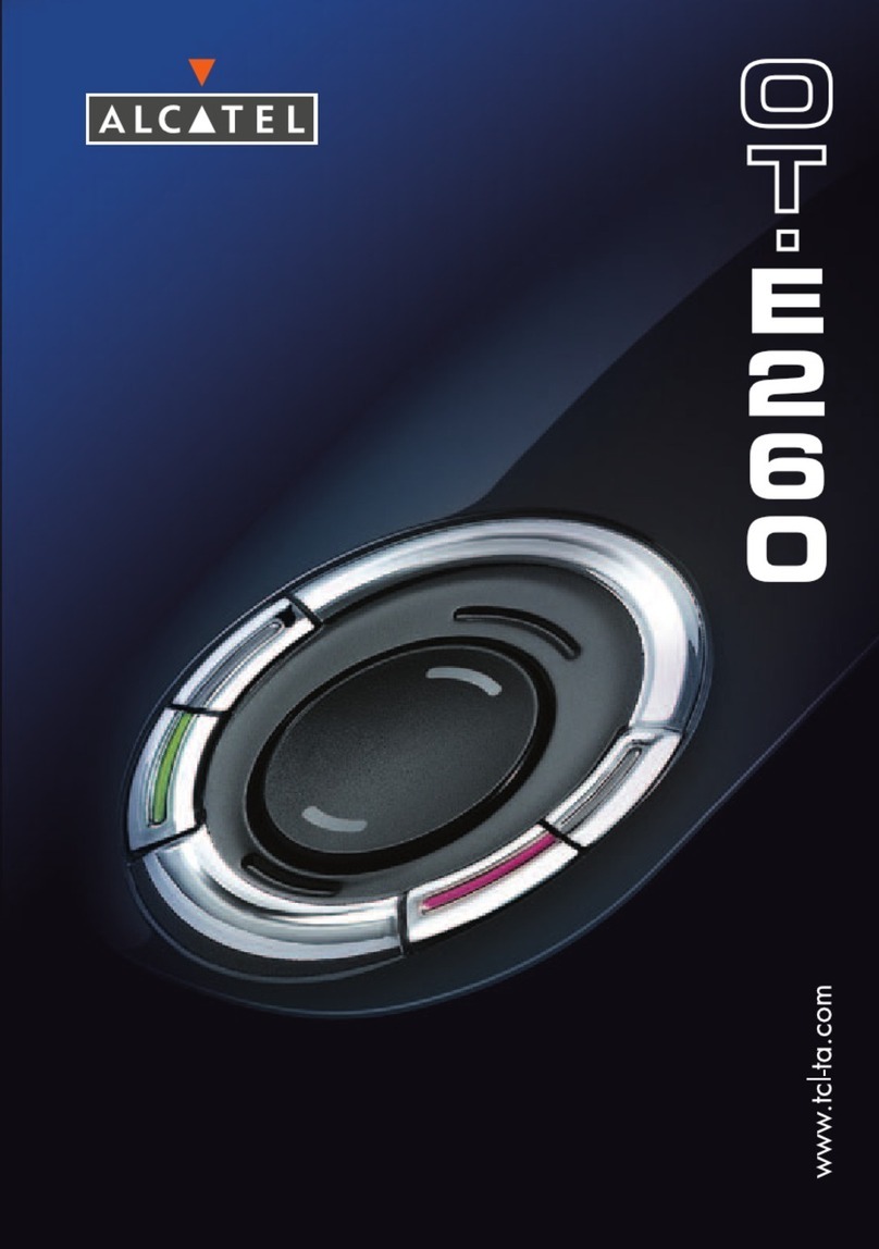 Alcatel OT-E260 User manual