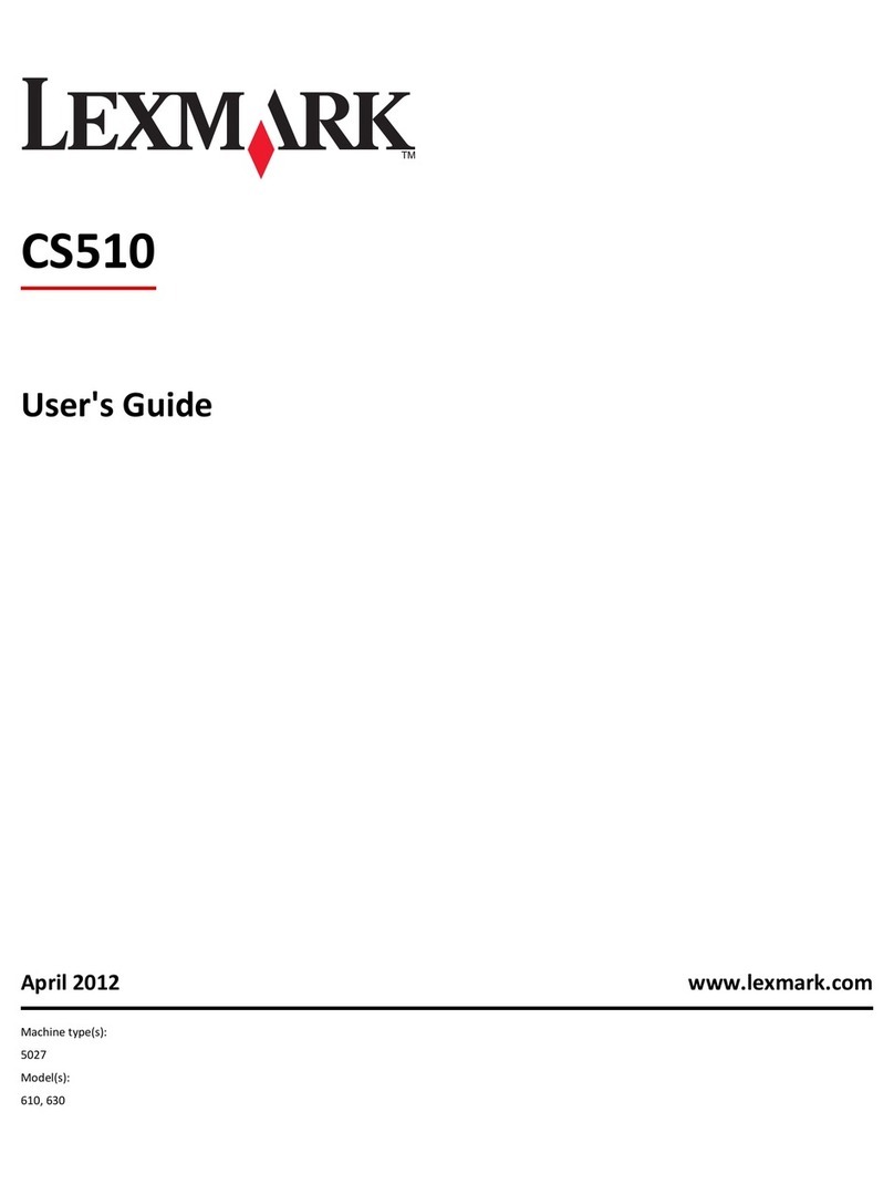 Lexmark CS510 Series User manual