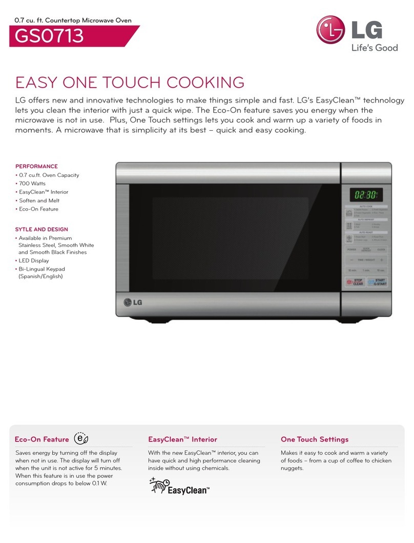LG GS0713SW User manual