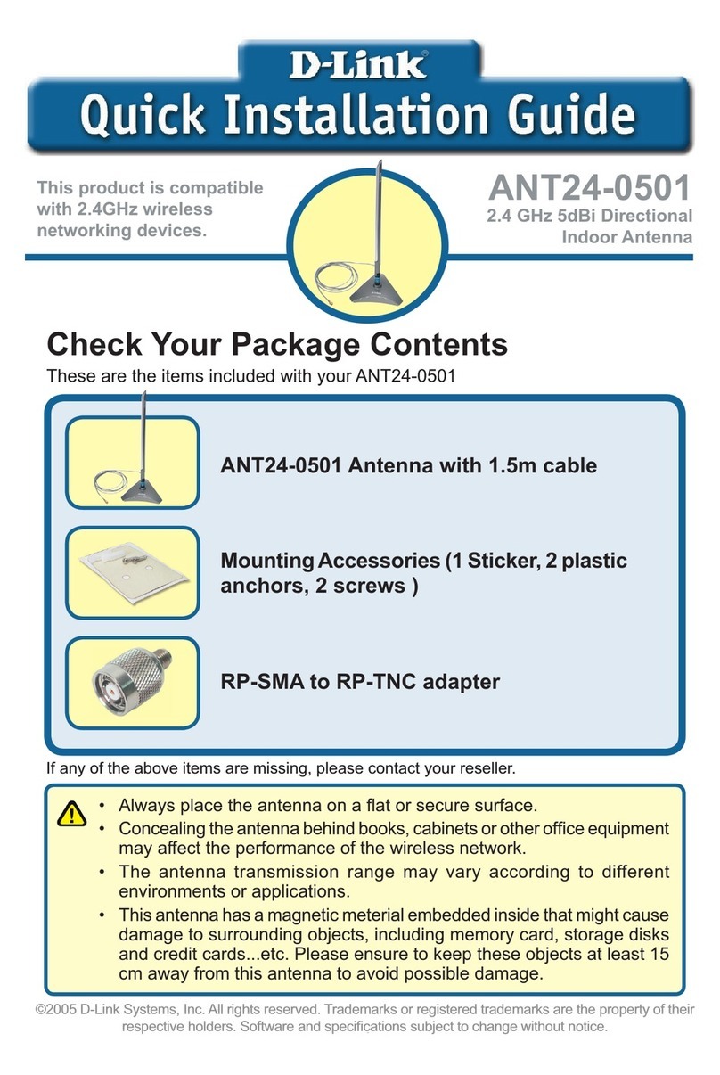 D-Link ANT24-0501 User manual D-Link ANT24-0501 User manual