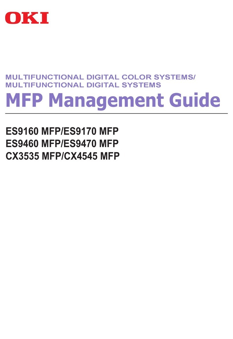 Oki CX4545 MFP Management guide