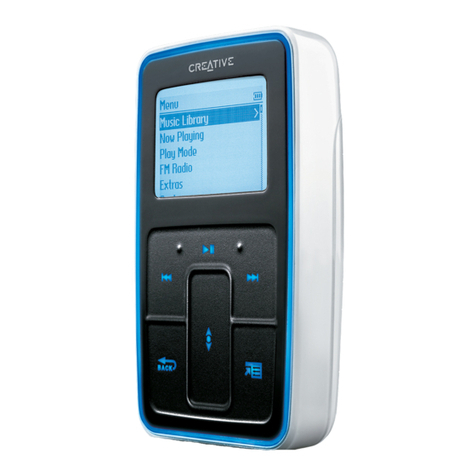 Creative 70PF165300001 - Zen Micro Photo 4 GB MP3... User manual