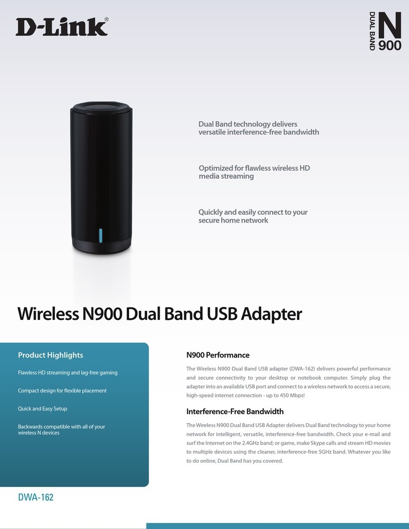 D-Link DWA-162 User manual D-Link DWA-162 User manual